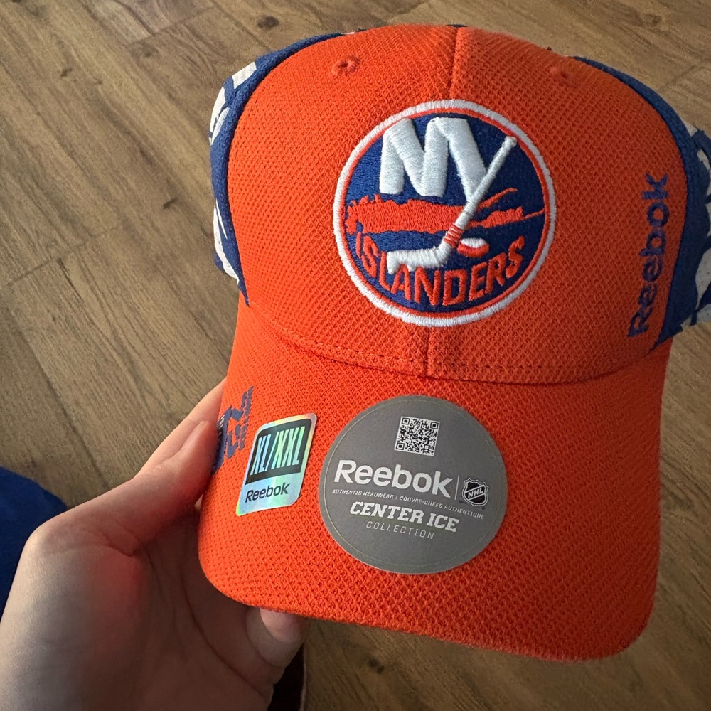 Reebok Islanders Orange and Blue Cap
